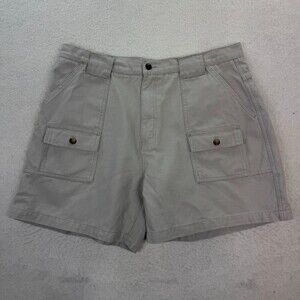 Pacific Crest Tan Shorts Men's 100% Cotton Zip Button Jean Material Size 38